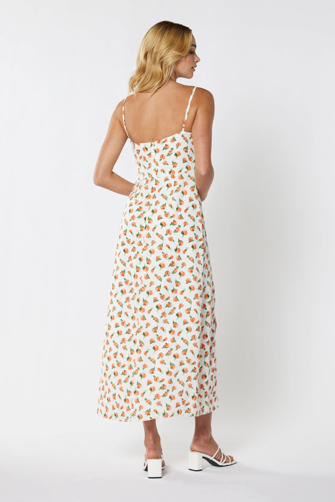 Aisha Floral Split Dress