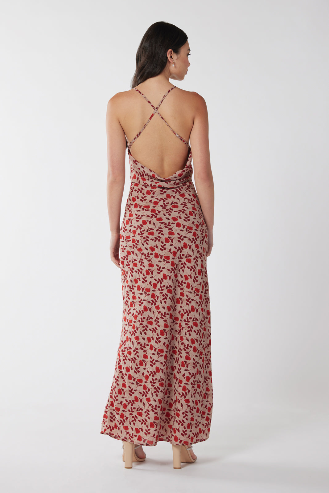Vespa Rossa Cross-Back Dress