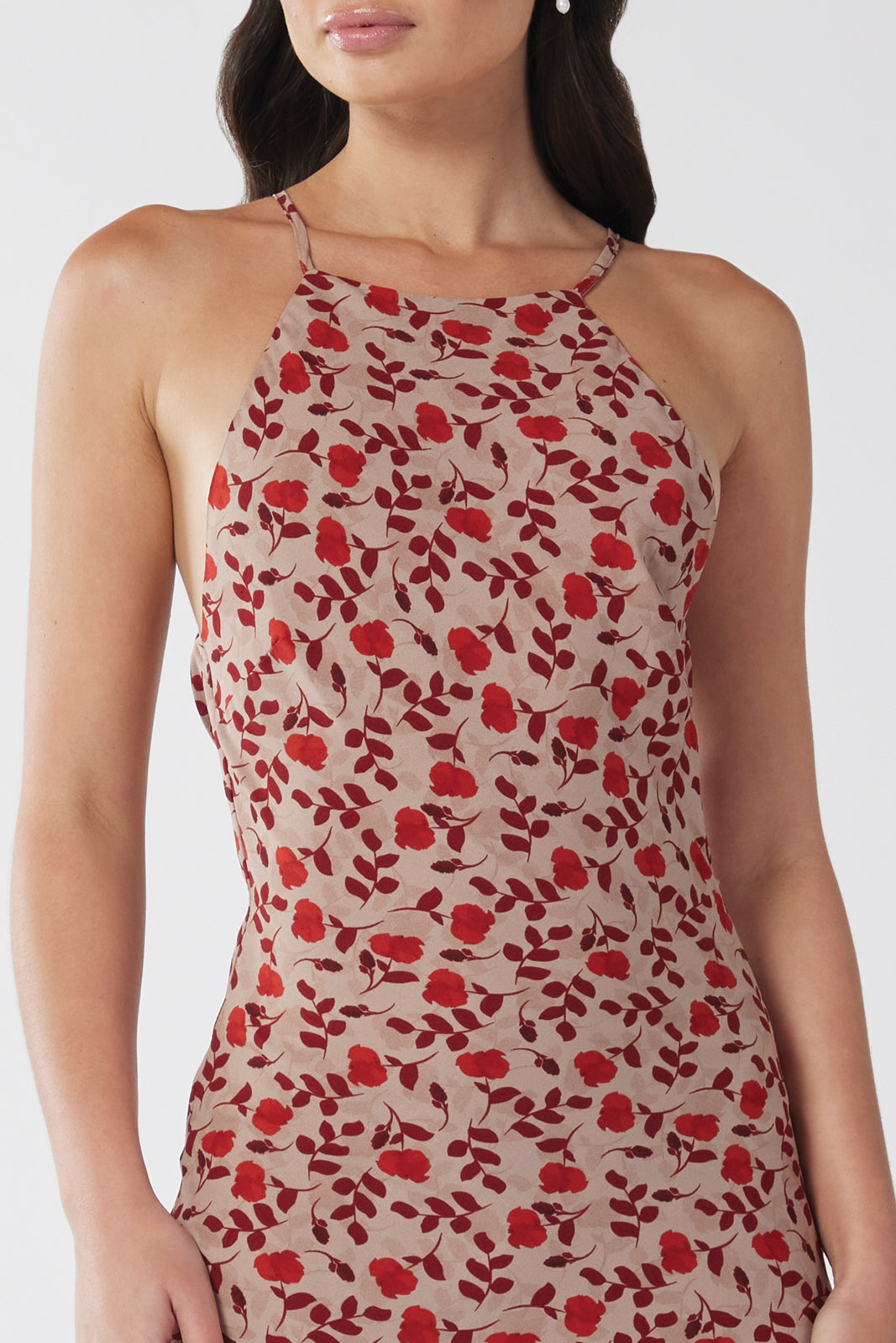 Vespa Rossa Cross-Back Dress