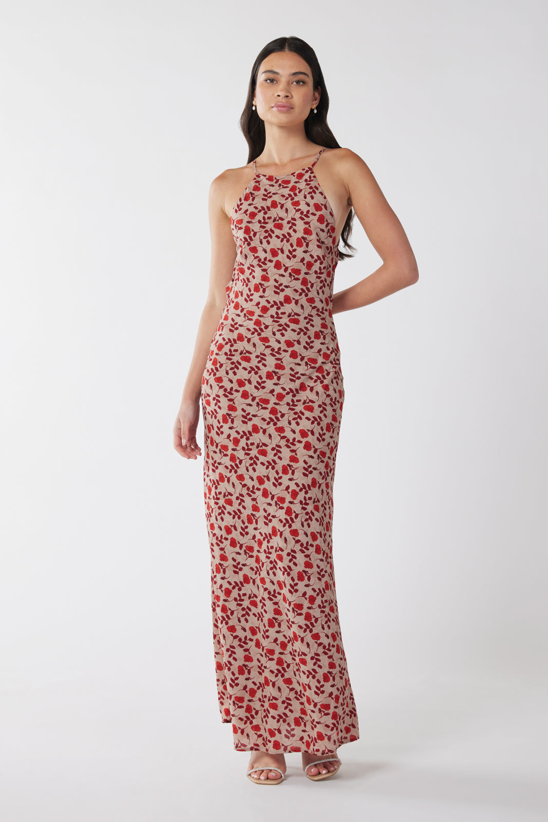 Vespa Rossa Cross-Back Dress