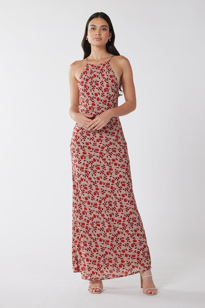 Vespa Rossa Cross-Back Dress